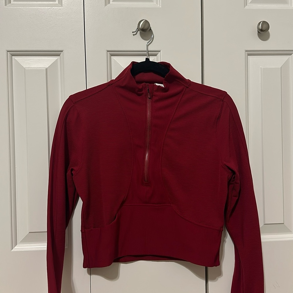Work out quarter zip